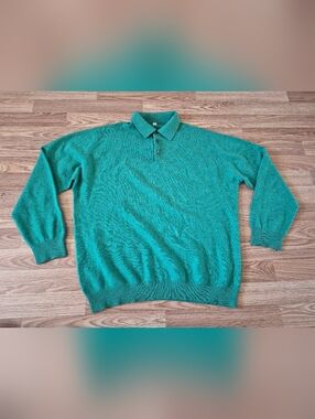 Women's Green 10% Cashmere Green Sweater